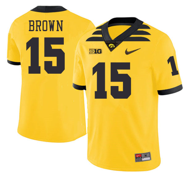 Hank Brown Iowa Jersey,University Of Iowa Hawkeyes Fotoball Uniforms,Jersey,Gears-Throwback